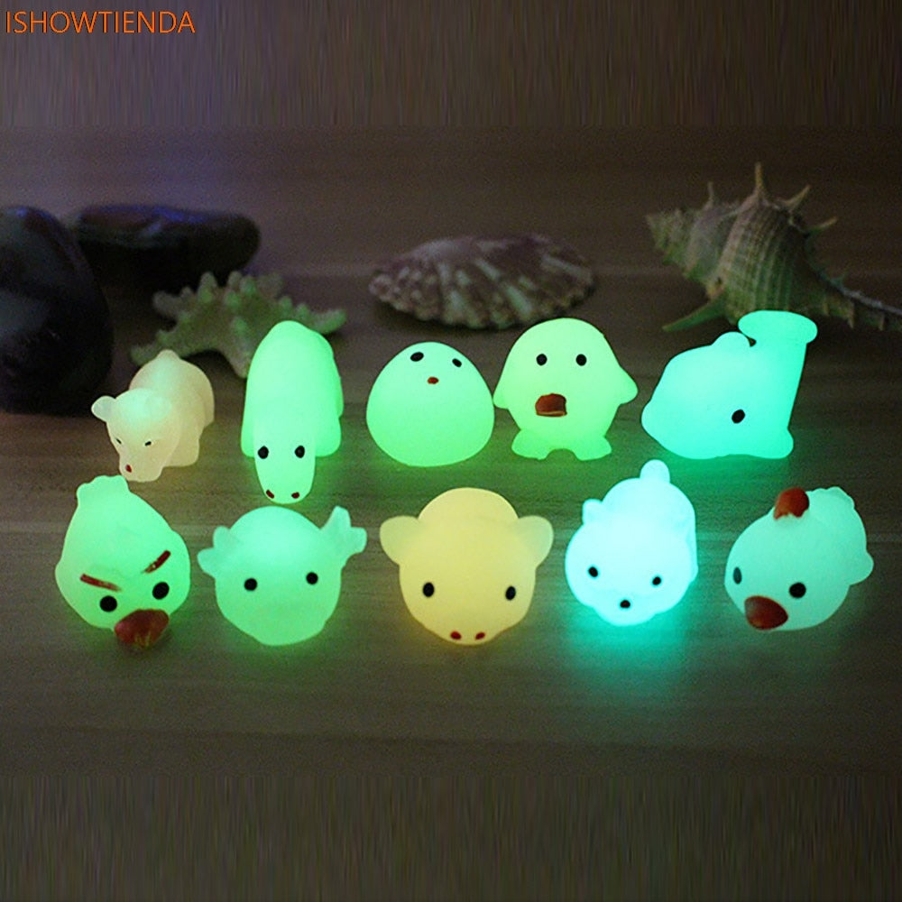 cute glow in the dark squishy animals